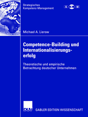 cover image of Competence-Building und Internationalisierungserfolg